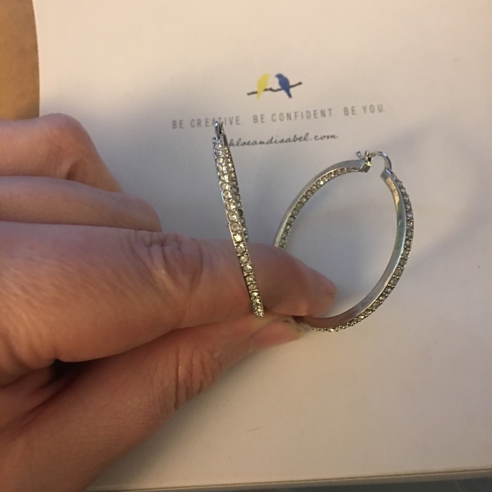 Chloe and Isabel hoop earrings